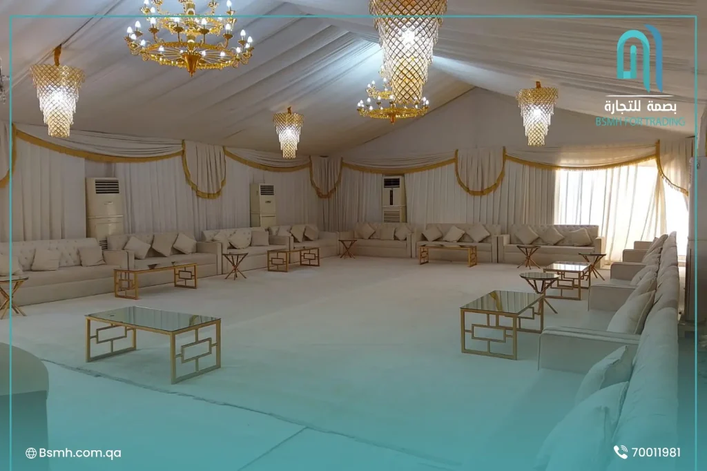 خيام العزاء الفاخرة في قطر