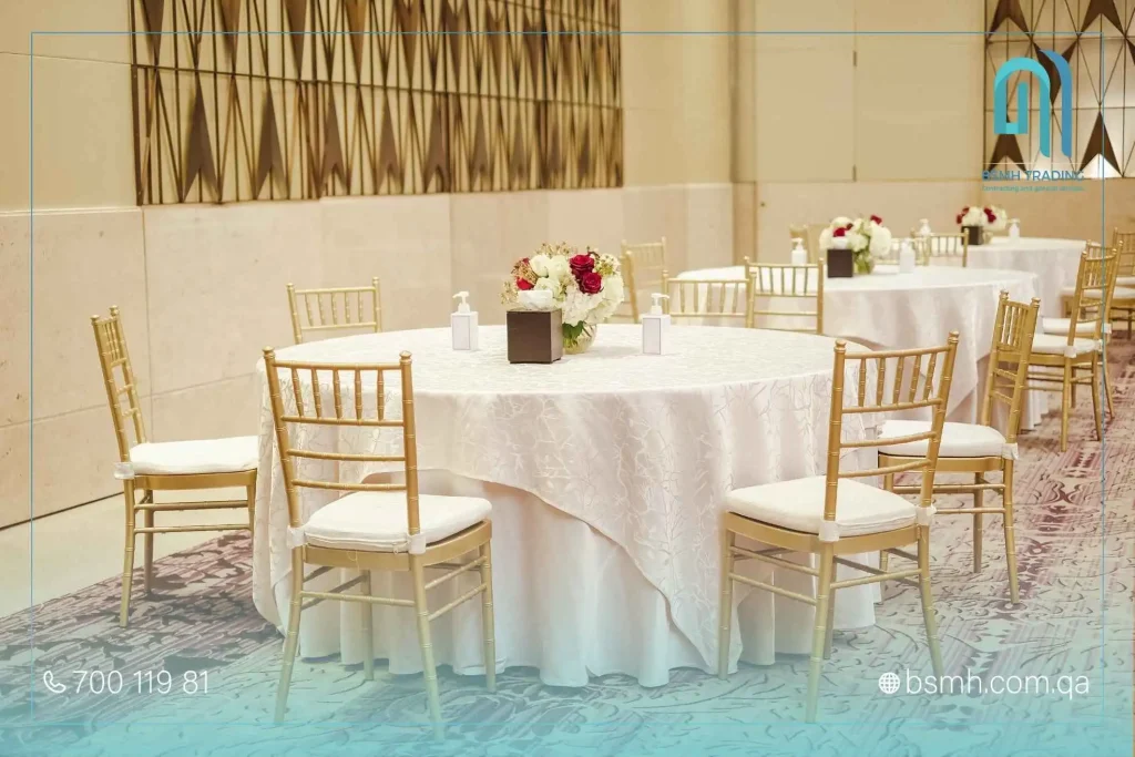 أنواع خيام الأعراس التي توفرها بصمة للتجارة العامة والمقاولات