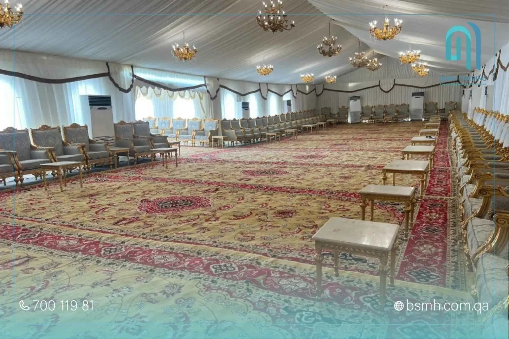خدمات تجهيز خيمة الأعراس من الألف إلى الياء