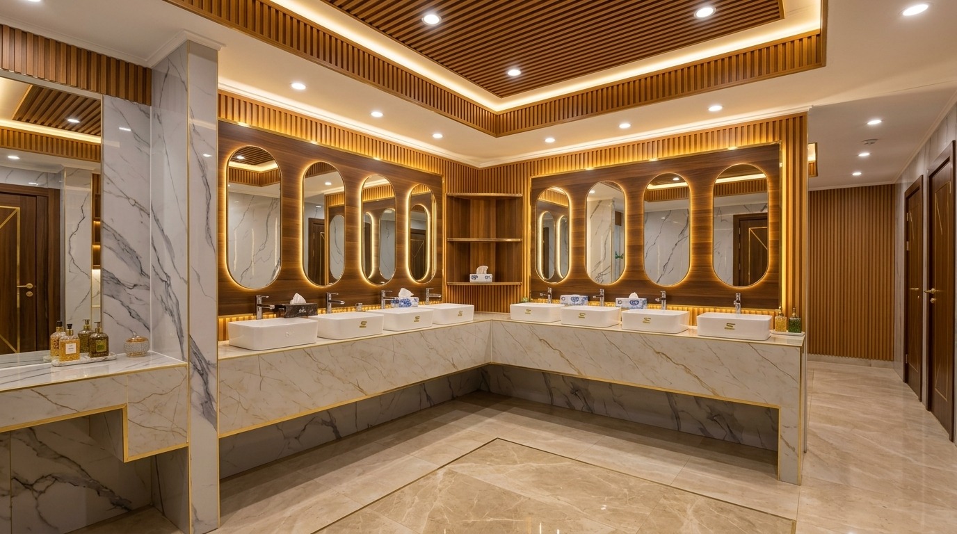 Luxury Modern VIP Toilet & Restroom Cabin