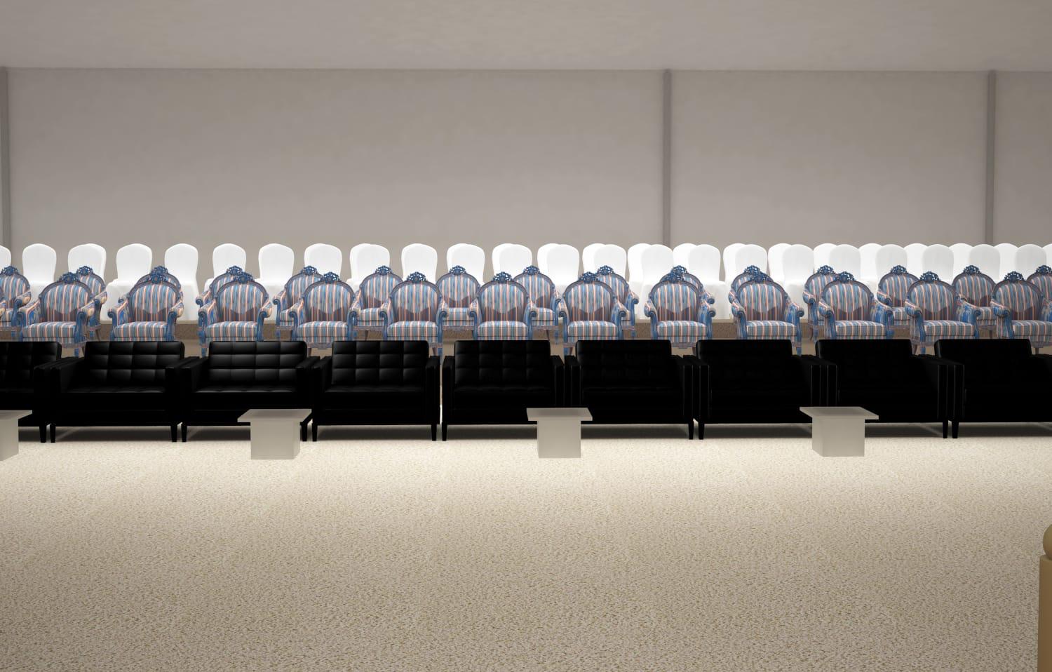 VIP Royal Seating Front Elevation