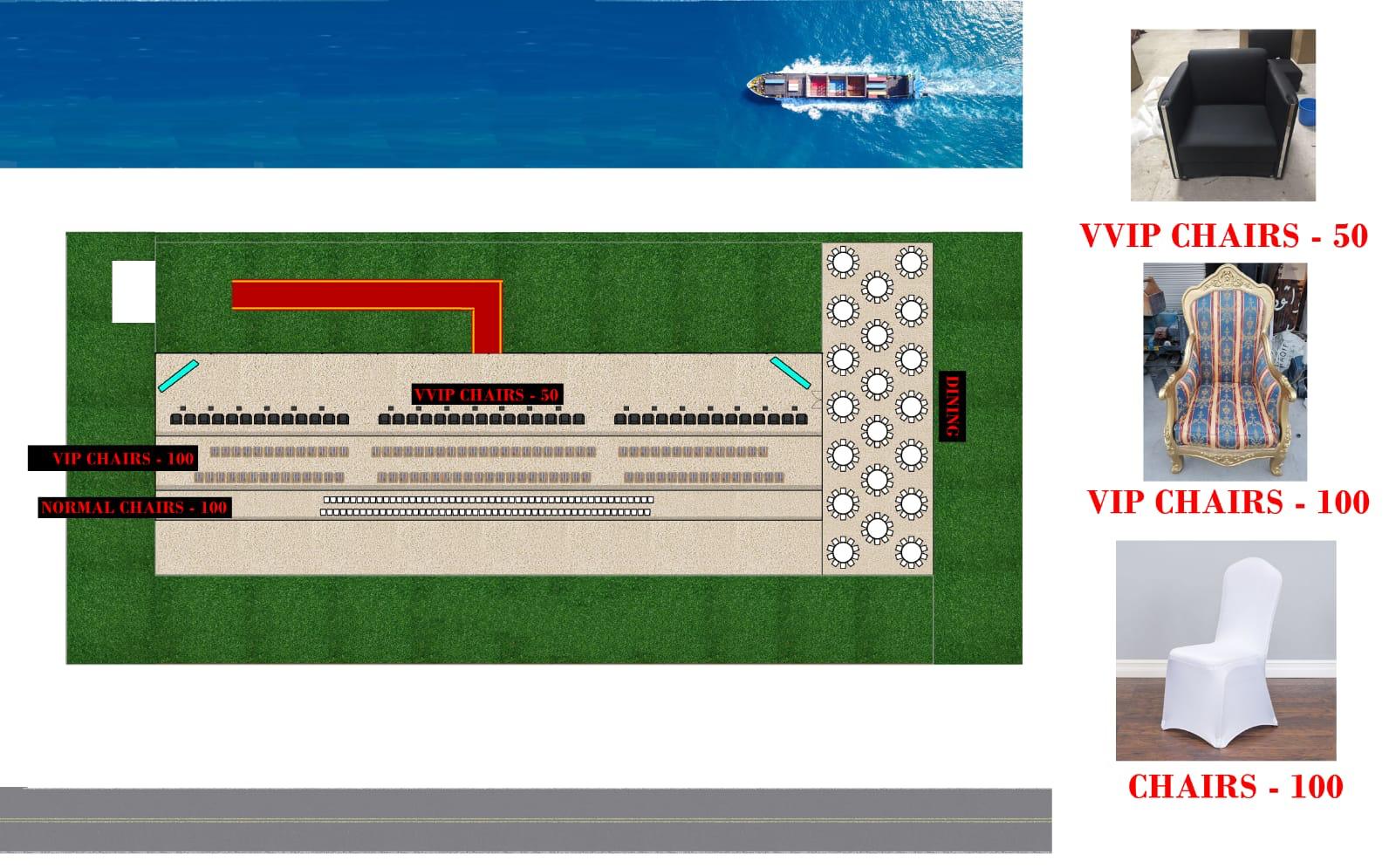 Master Floor Plan & Chair Allocation Specs