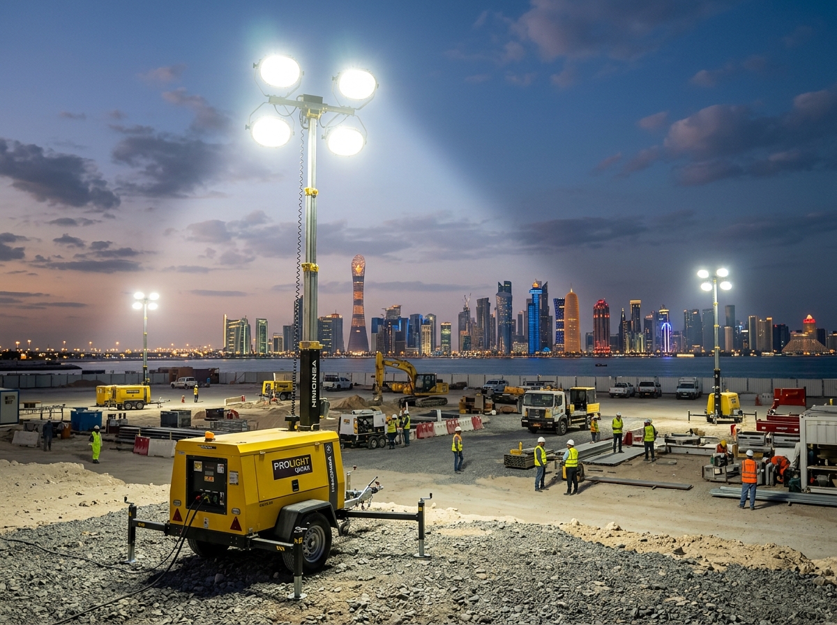 Lighting Towers & Floodlights Qatar - BSMH