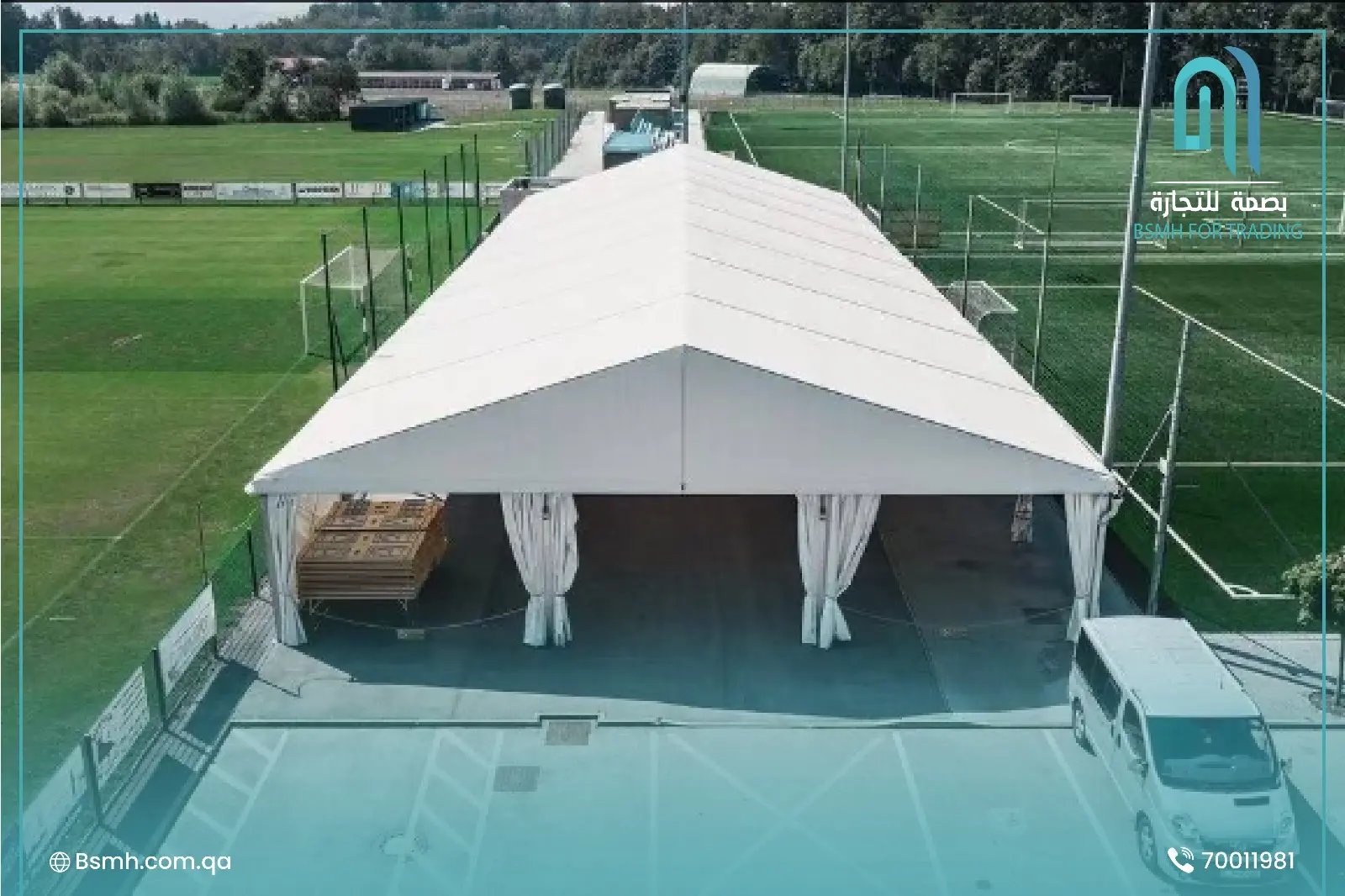Dignified Mourning Tent Setup