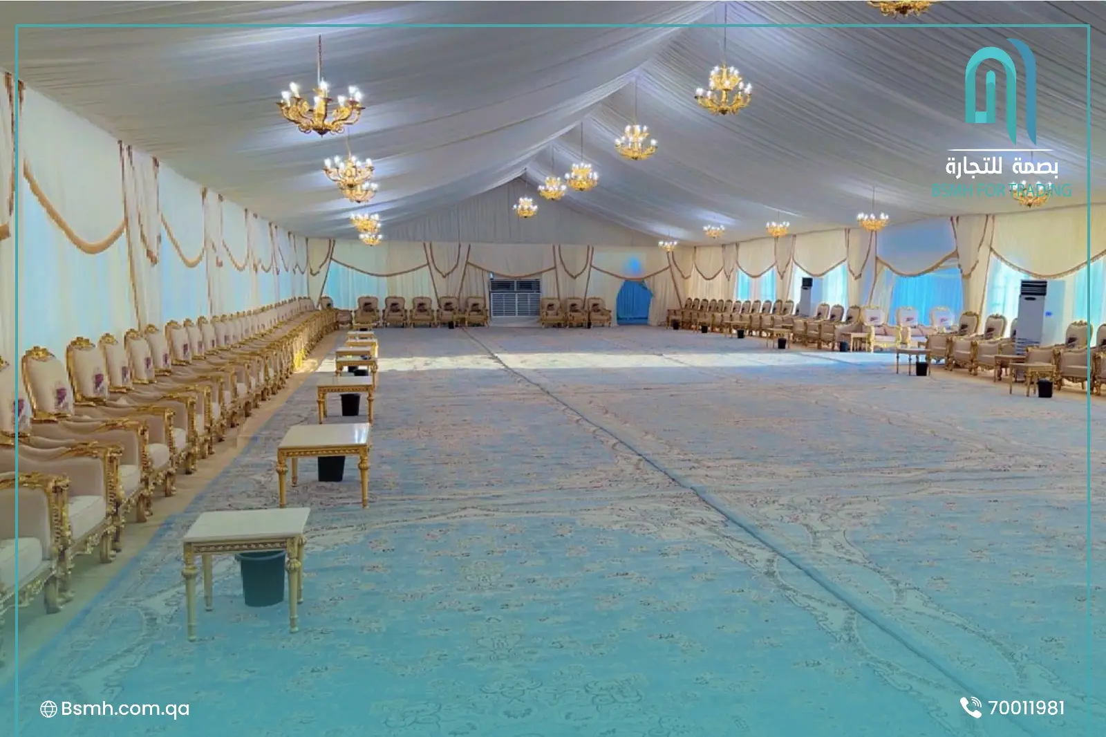 Types of Tents Available for Rent in Qatar